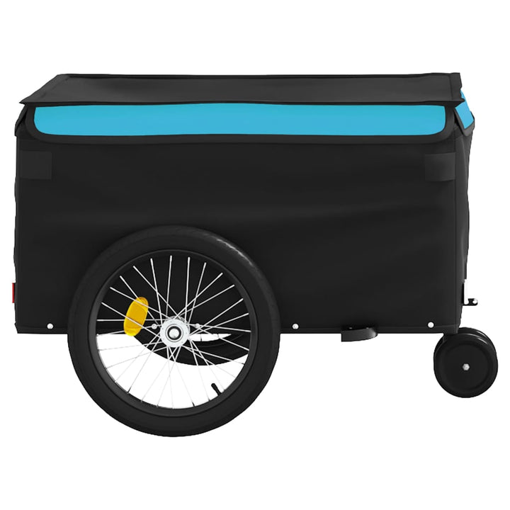 cykelanhænger 30 kg jern sort og blå