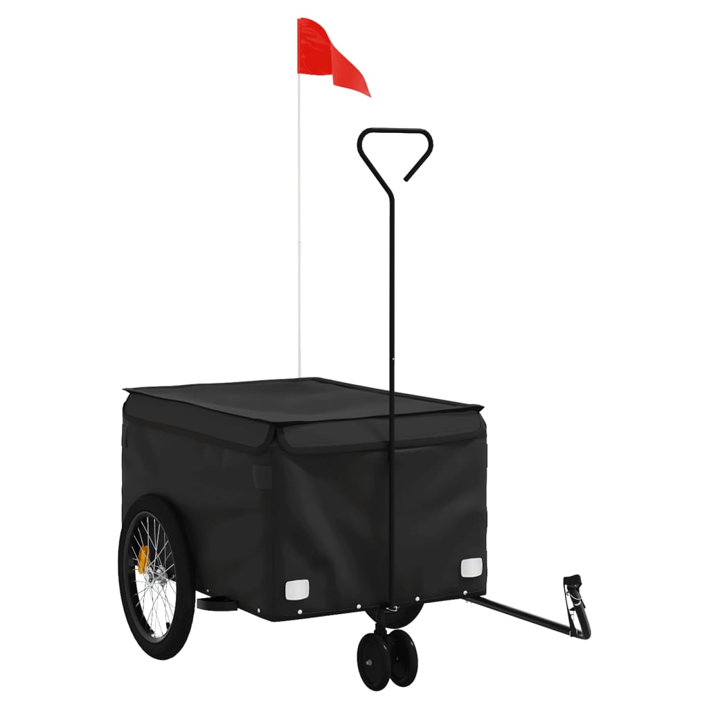 cykelanhænger 30 kg jern sort