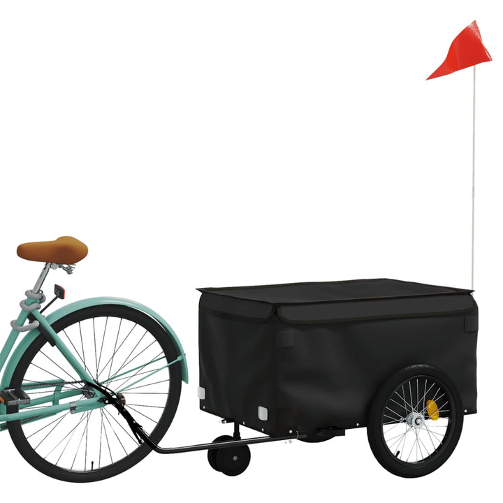 cykelanhænger 30 kg jern sort