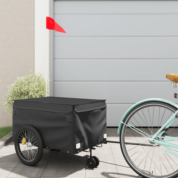 cykelanhænger 30 kg jern sort