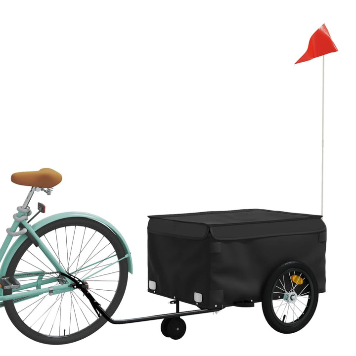 cykelanhænger 45 kg jern sort