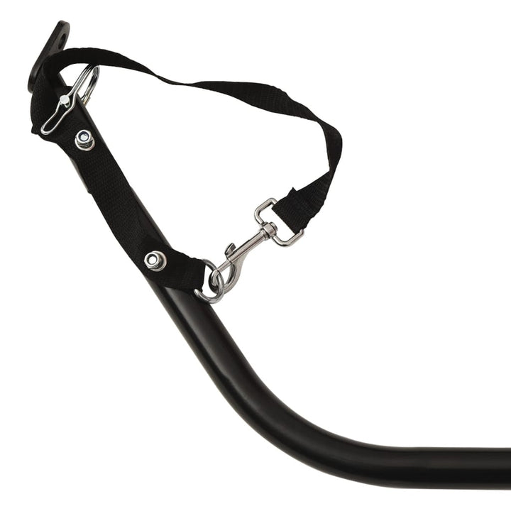 cykelanhænger 45 kg jern sort