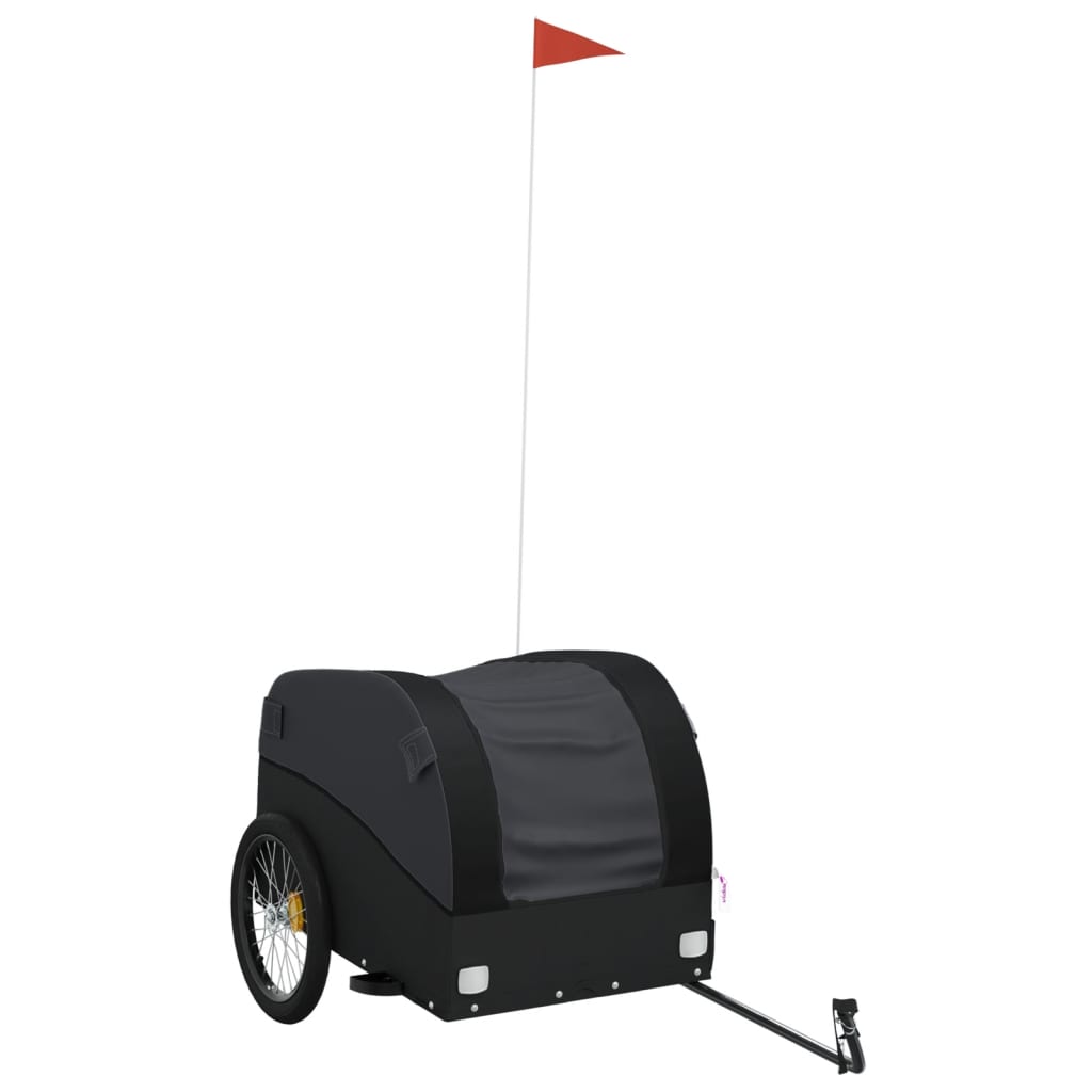 cykelanhænger 45 kg jern sort