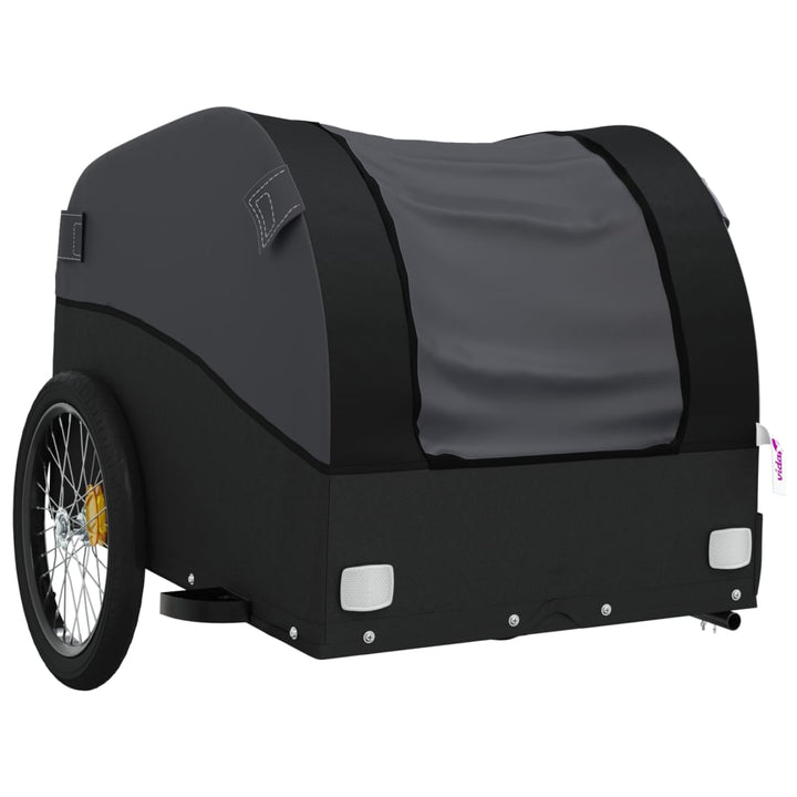 cykelanhænger 45 kg jern sort