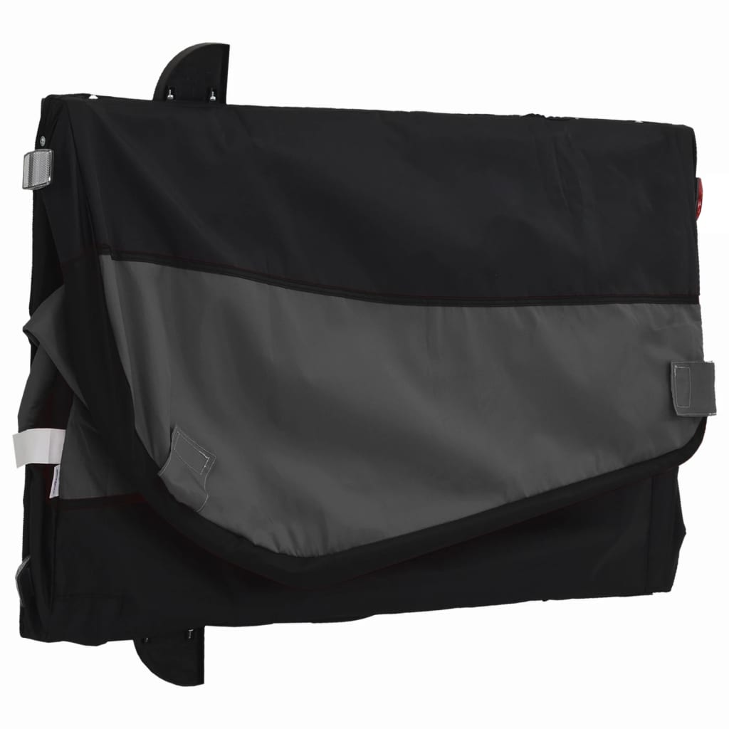 cykelanhænger 45 kg jern sort