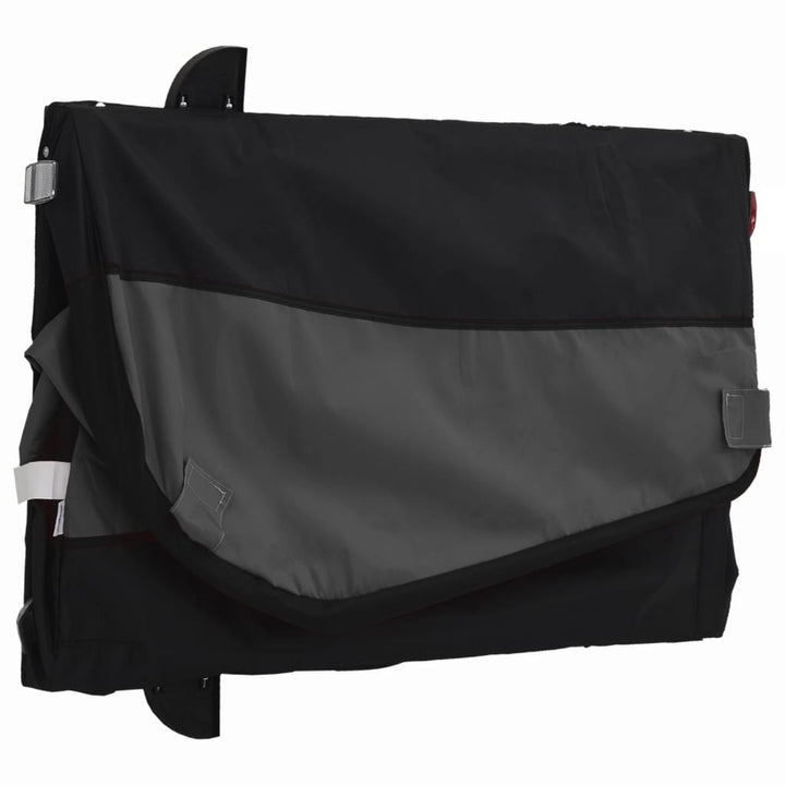 cykelanhænger 45 kg jern sort