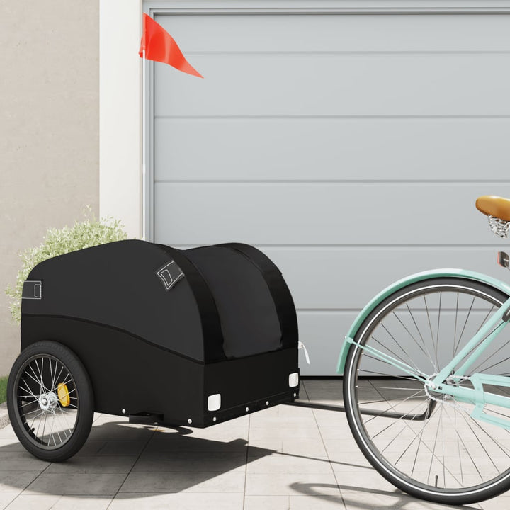 cykelanhænger 45 kg jern sort
