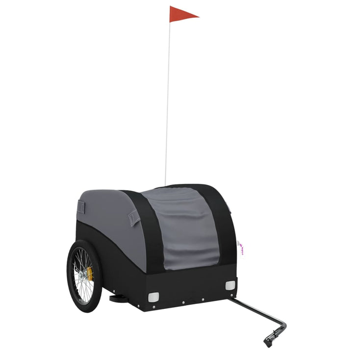cykelanhænger 45 kg jern sort