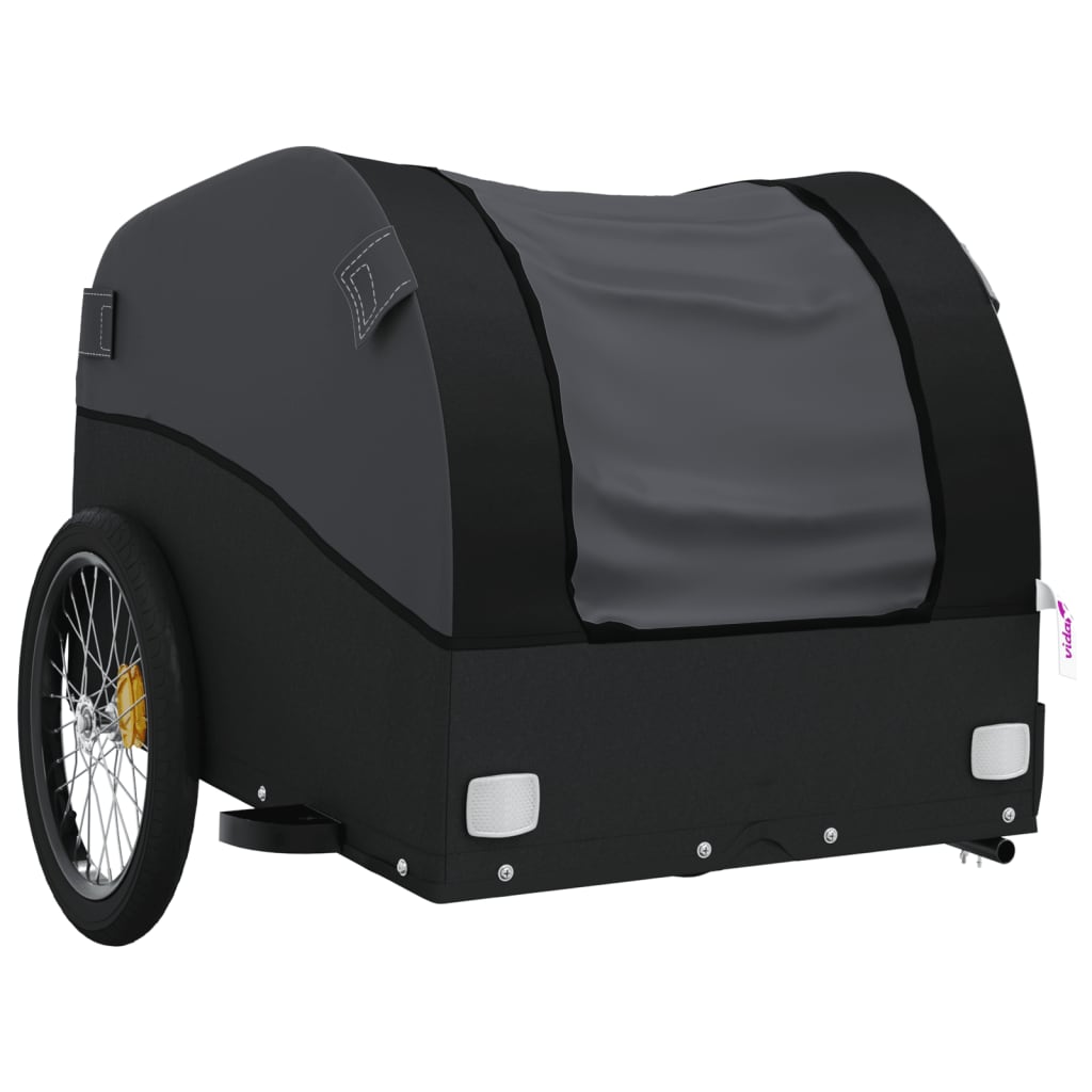 cykelanhænger 45 kg jern sort
