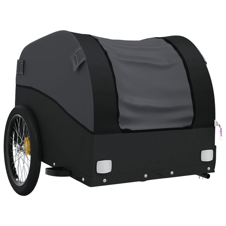 cykelanhænger 45 kg jern sort