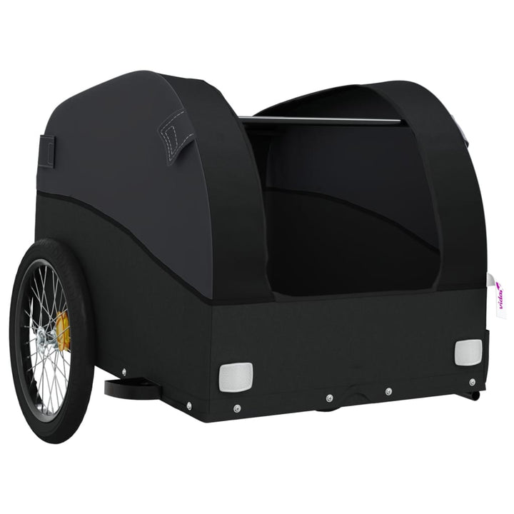 cykelanhænger 45 kg jern sort
