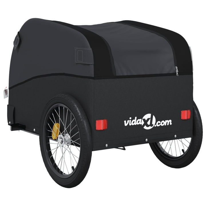 cykelanhænger 45 kg jern sort