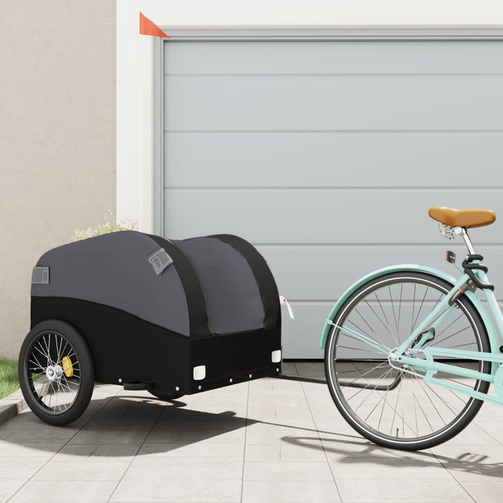 cykelanhænger 45 kg jern sort