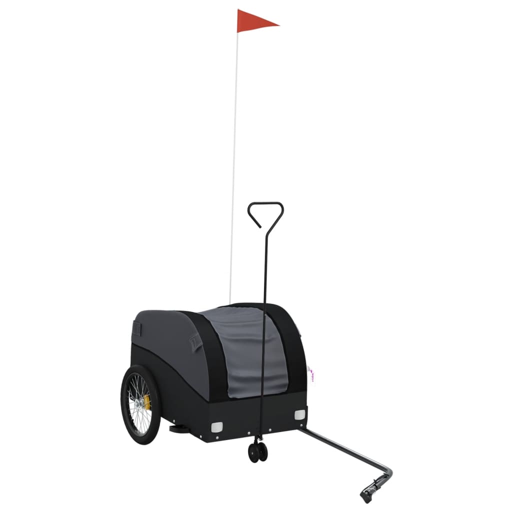 cykelanhænger 30 kg jern sort