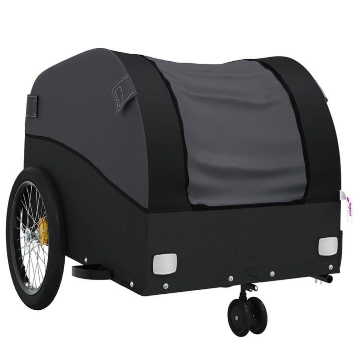 cykelanhænger 30 kg jern sort