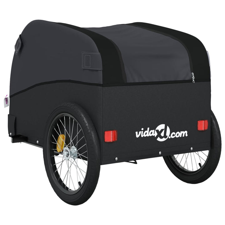 cykelanhænger 30 kg jern sort