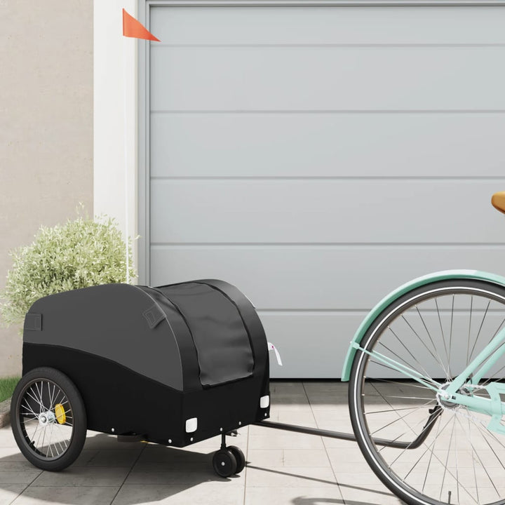 cykelanhænger 30 kg jern sort