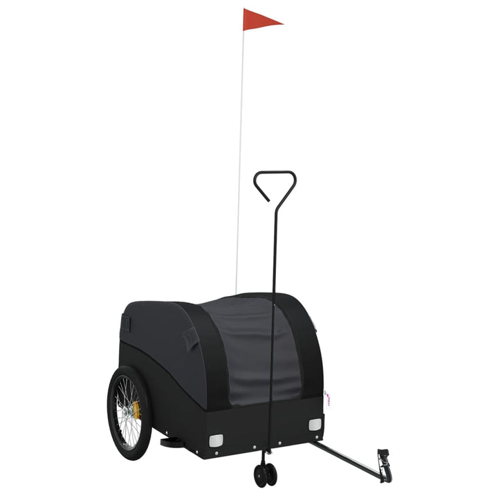 cykelanhænger 45 kg jern sort