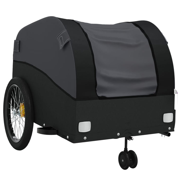 cykelanhænger 45 kg jern sort