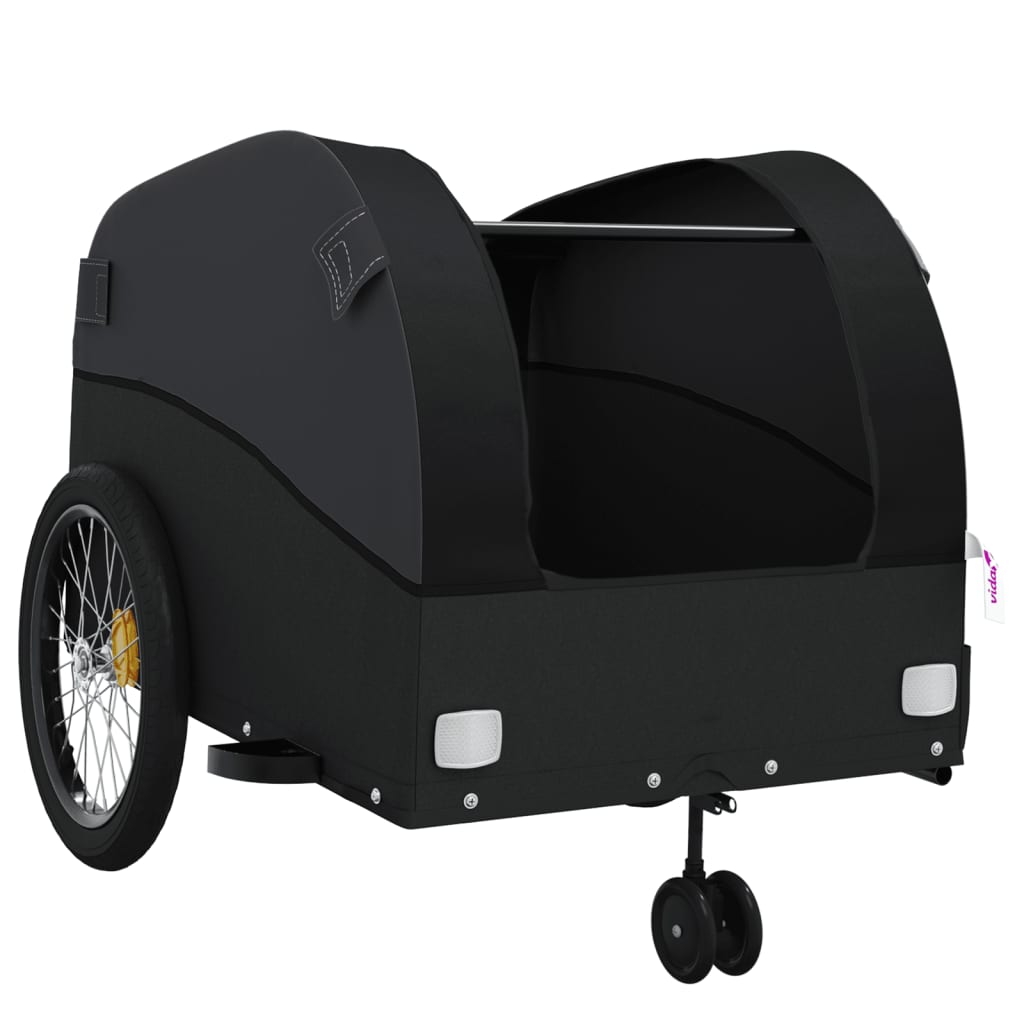 cykelanhænger 45 kg jern sort