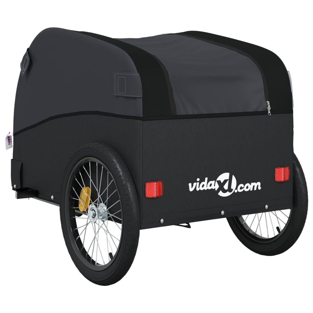 cykelanhænger 45 kg jern sort