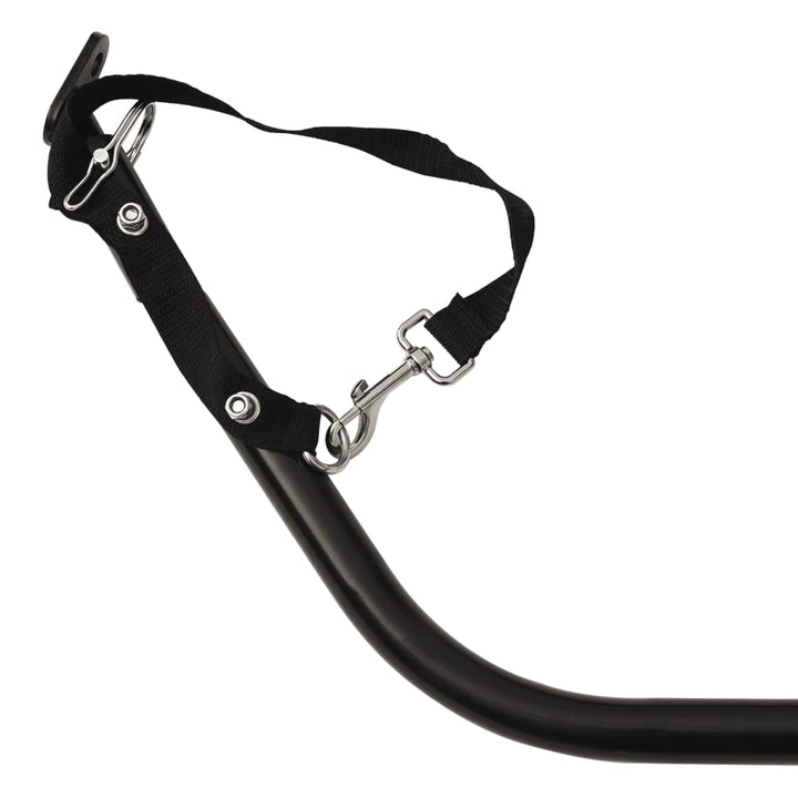 cykelanhænger 45 kg jern sort