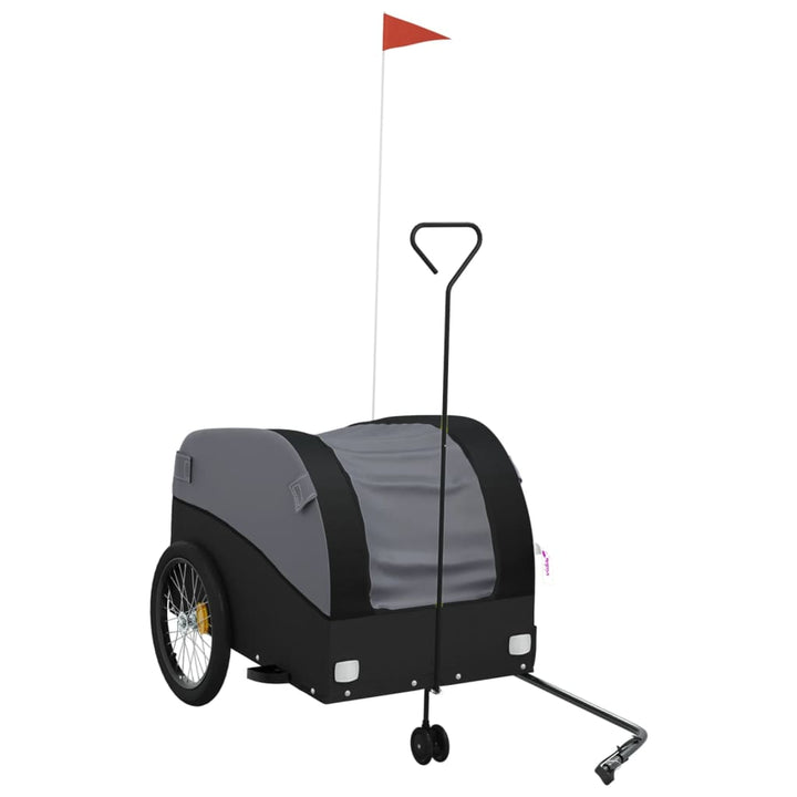 cykelanhænger 45 kg jern sort