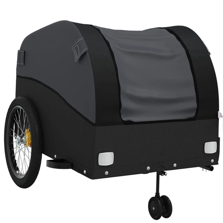cykelanhænger 45 kg jern sort
