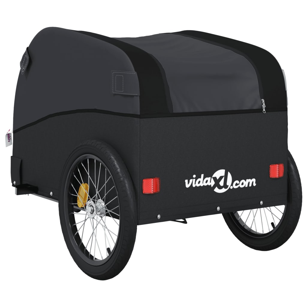 cykelanhænger 45 kg jern sort