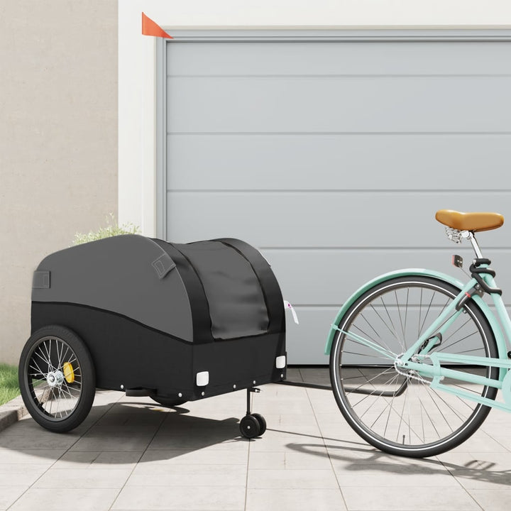 cykelanhænger 45 kg jern sort