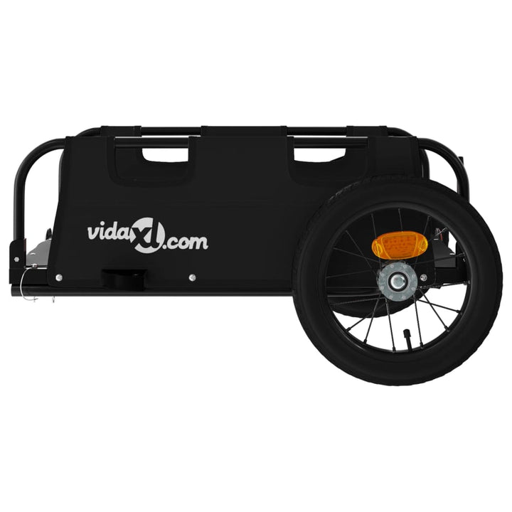 cykeltrailer oxfordstof og jern sort