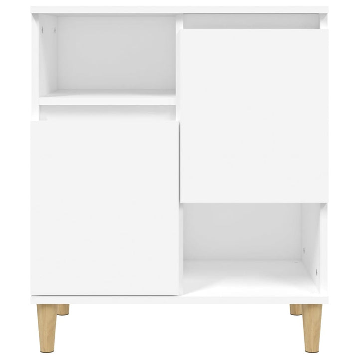 skænke 3 stk. 60x35x70 cm konstrueret træ hvid