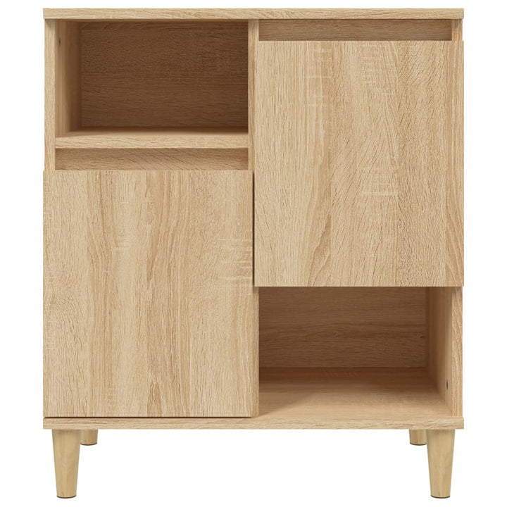 skænke 3 stk. 60x35x70 cm konstrueret træ sonoma-eg