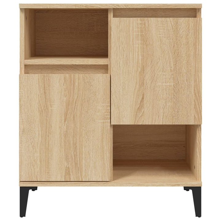 skænke 3 stk. 60x35x70 cm konstrueret træ sonoma-eg