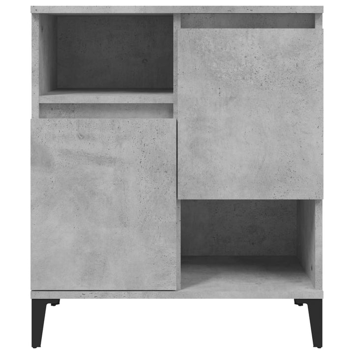 skænke 3 stk. 60x35x70 cm konstrueret træ betongrå