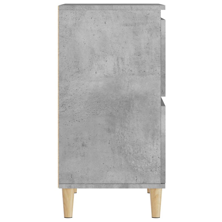 skænke 3 stk. 60x35x70 cm konstrueret træ betongrå