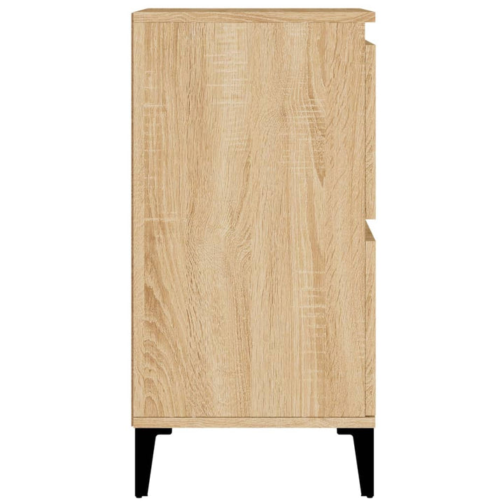 skænke 3 stk. 60x35x70 cm konstrueret træ sonoma-eg