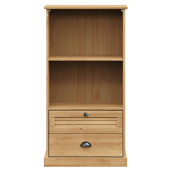 bogreol VIGO 60x35x114,5 cm massivt fyrretræ
