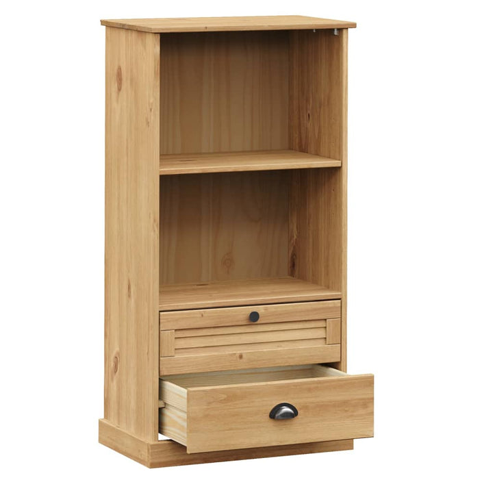 bogreol VIGO 60x35x114,5 cm massivt fyrretræ