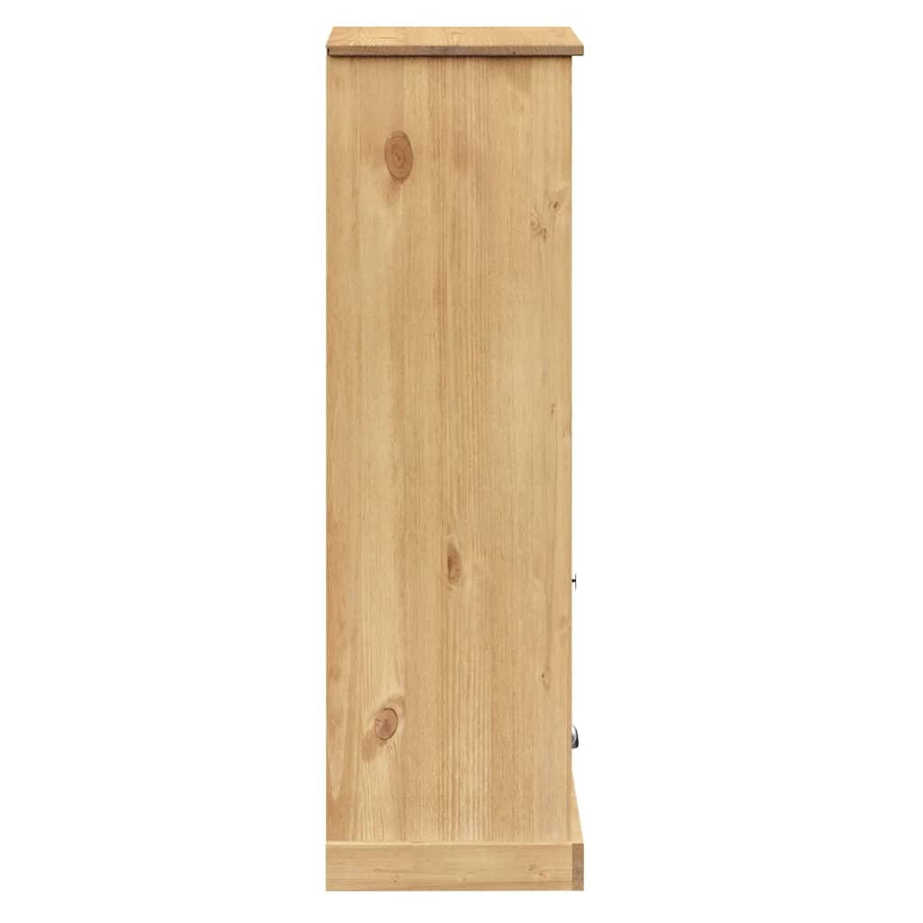 bogreol VIGO 60x35x114,5 cm massivt fyrretræ