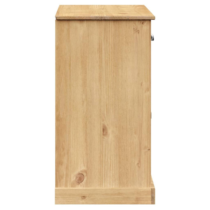 skænk med skuffer VIGO 113x40x75 cm massivt fyrretræ