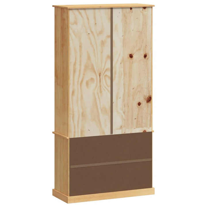 bogreol VIGO 85x35x170 cm massivt fyrretræ