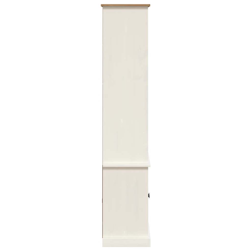 bogreol VIGO 85x35x170 cm massivt fyrretræ hvid