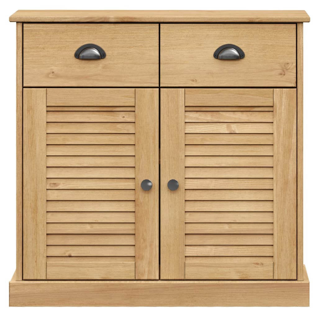 skænk med skuffer VIGO 78x40x75 cm massivt fyrretræ