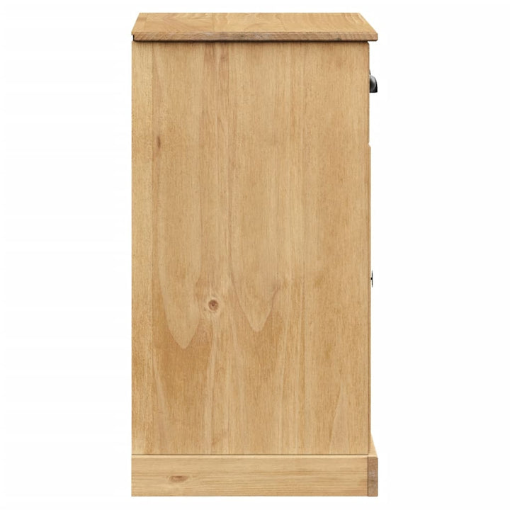 skænk med skuffer VIGO 78x40x75 cm massivt fyrretræ