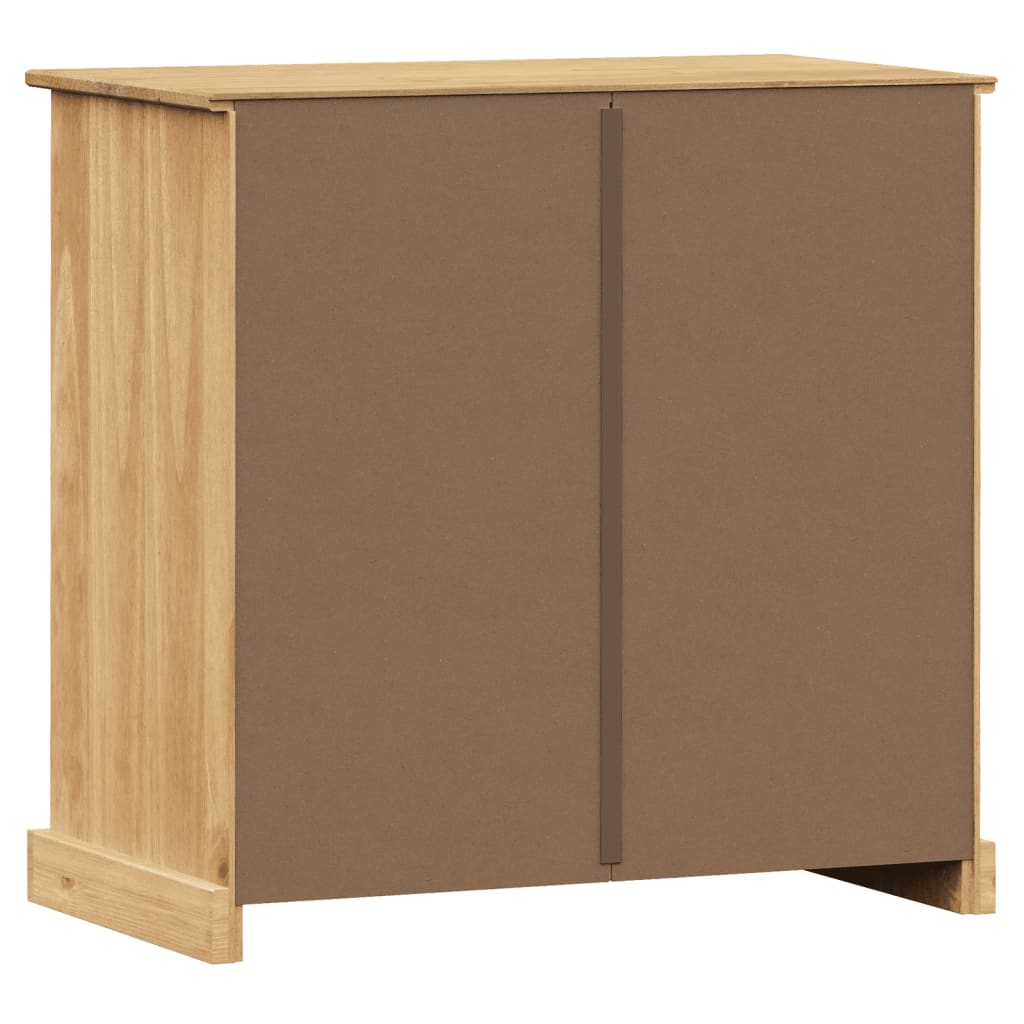 skænk med skuffer VIGO 78x40x75 cm massivt fyrretræ