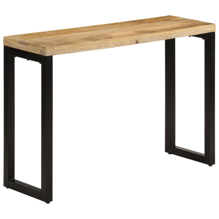 konsolbord 110x35x76 cm massivt ru mangotræ