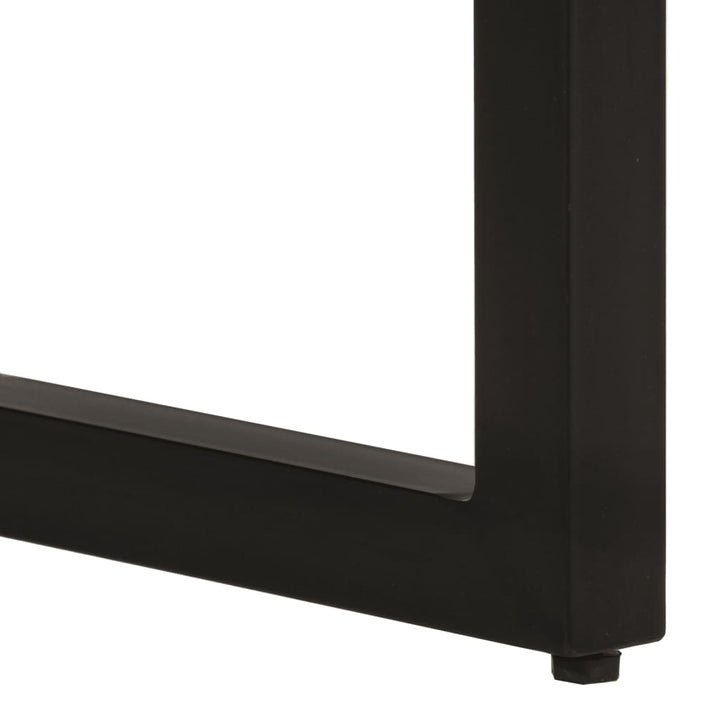 konsolbord 110x35x76 cm massivt ru mangotræ