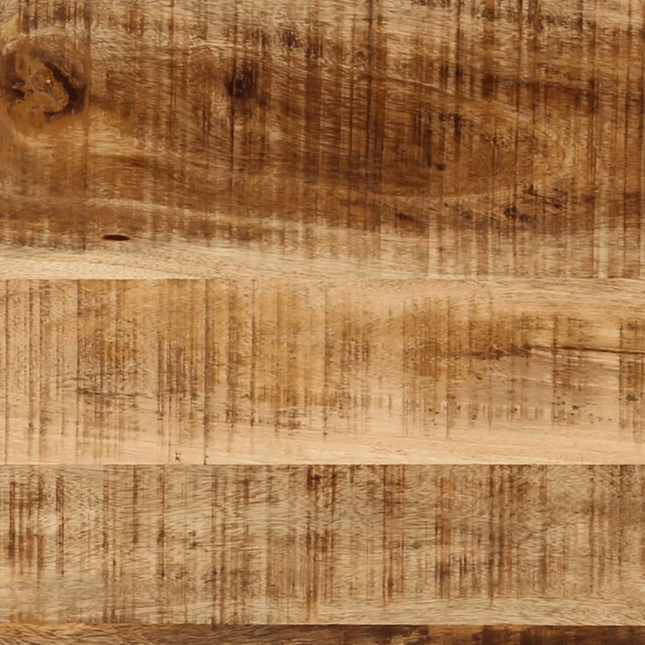 konsolbord 112x36x76 cm massivt mangotræ og jern
