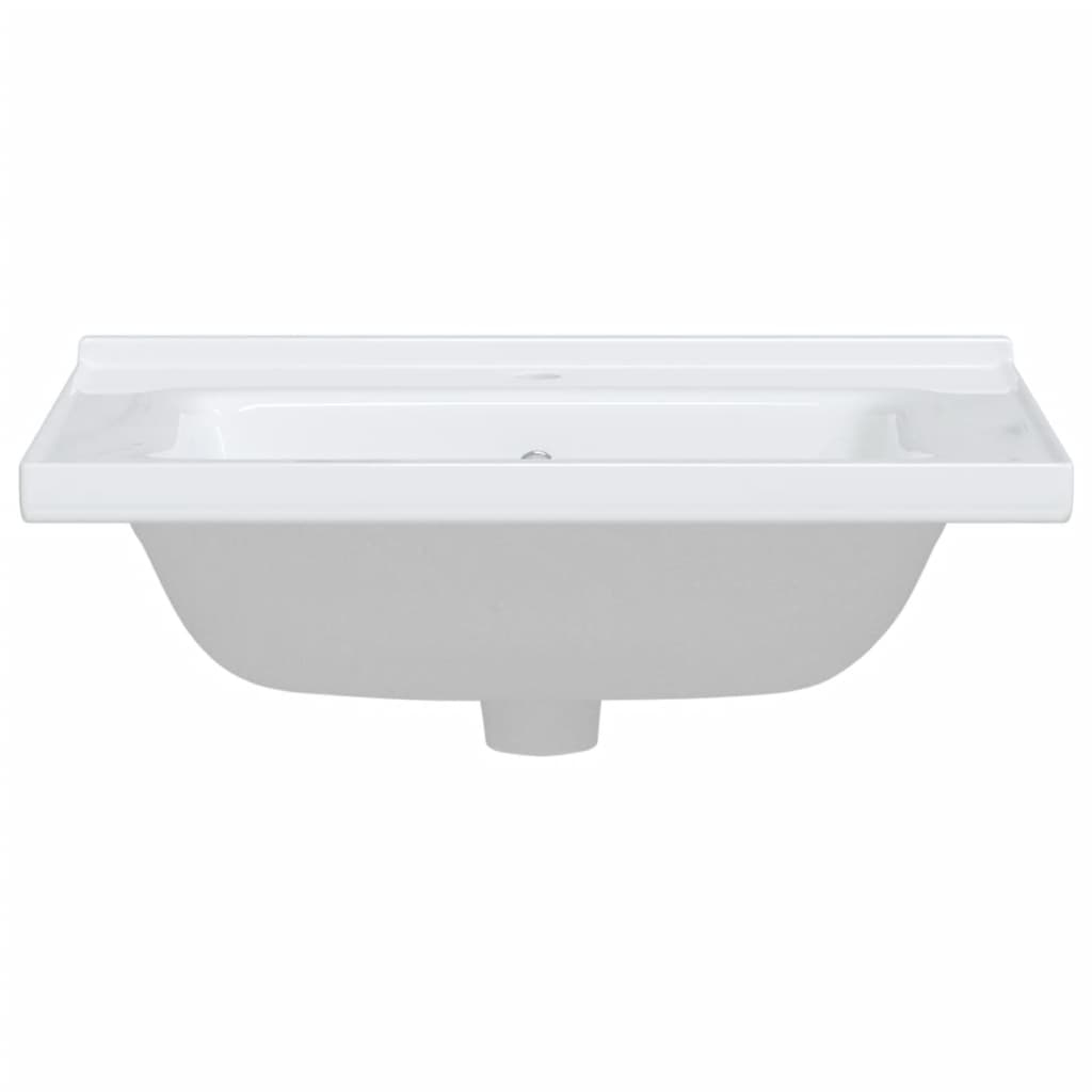 badeværelsesvask 61x48x19,5 cm rektangulær keramisk hvid